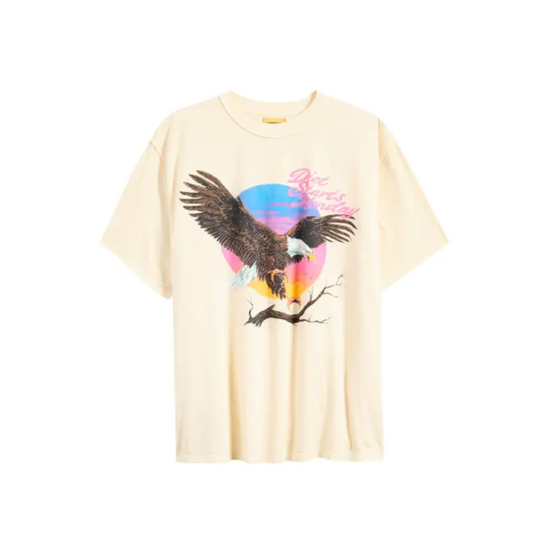Diet Starts Monday Sunset Tee - Antique White