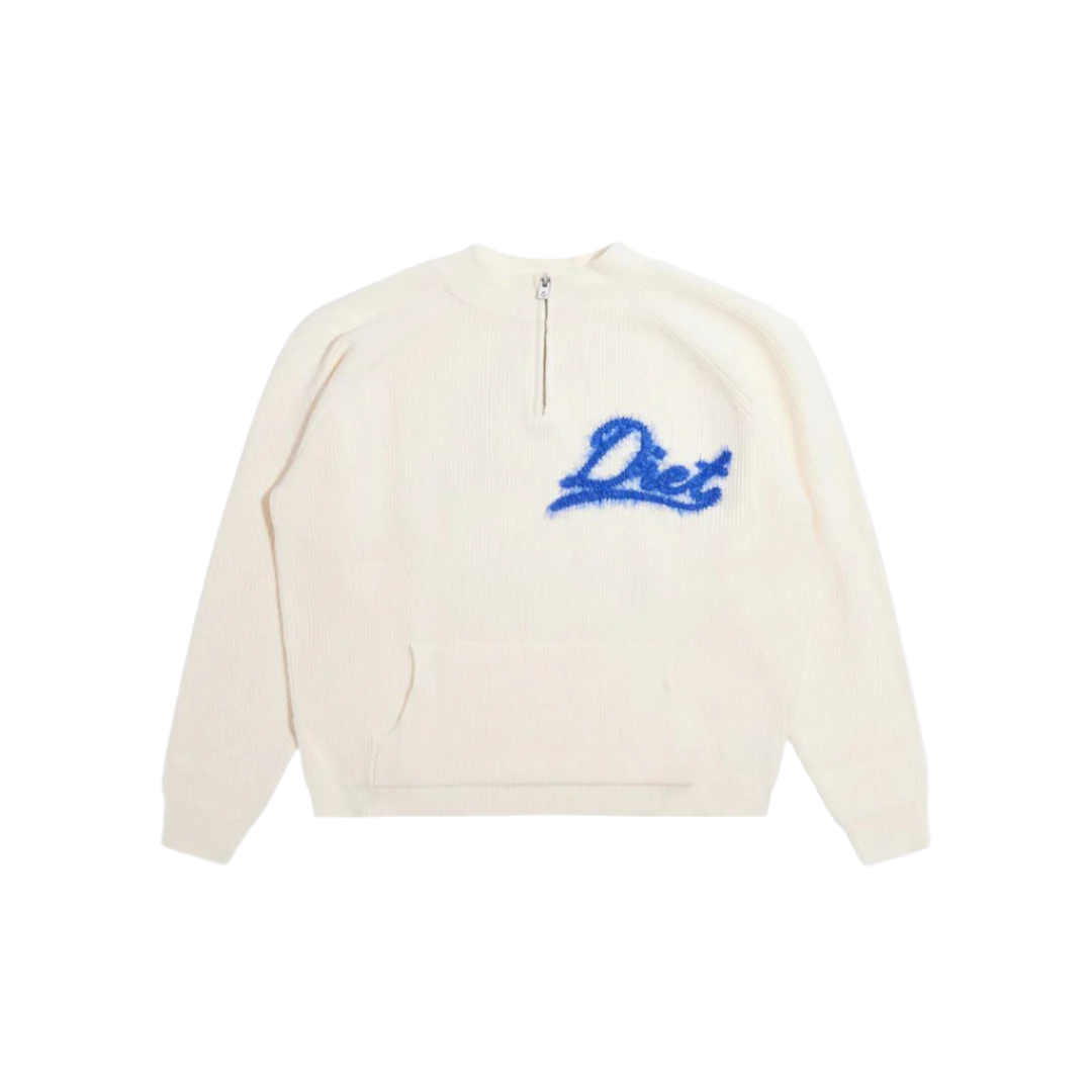Diet Starts Monday Waffle Knit Pullover - Cream