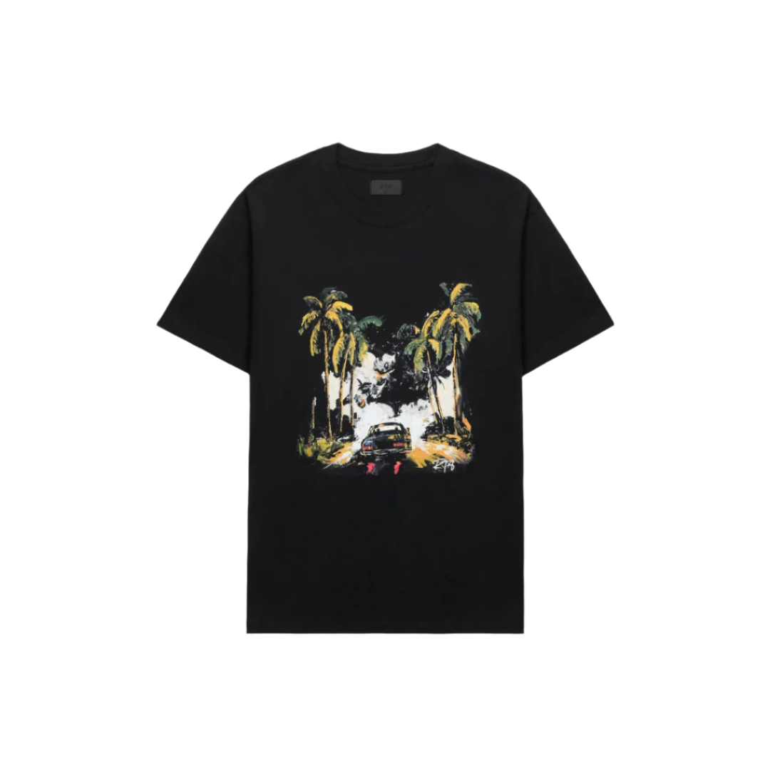 RtA Oversized Colin Tee - Car Rebel Black