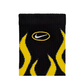 Nike Everyday Plus Cushioned Crew Flames Socks - Yellow/Black