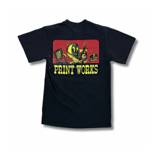 Individualist Octo Works Logo T-Shirt - Vintage Black