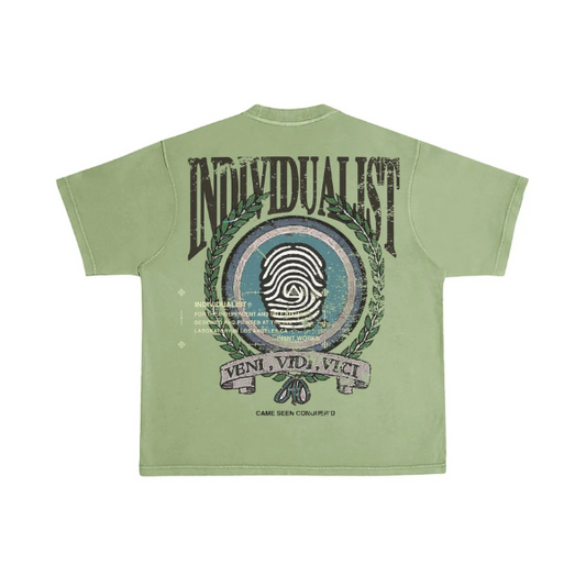 Individualist Veni Vidi Vici T-Shirt - Matcha