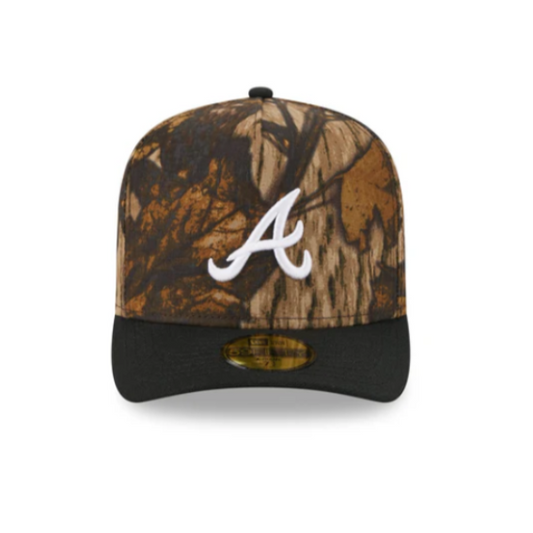New Era 5950AF Atlanta Braves Curved Brim Ripstop Hat - Camo