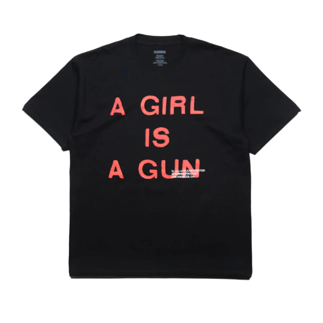 Pleasures Girl Is A Gun Tee - Black