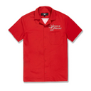 Boys Jordan Craig Embroidered Camp Shirt - Red