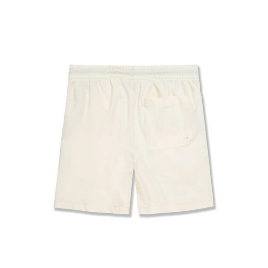 Boys Jordan Craig Embroidered Mechanic Shorts - Cream