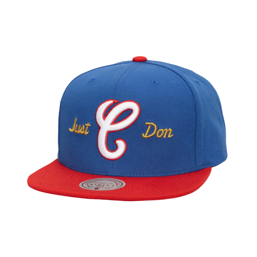 Mitchell & Ness x Just Don Script White Sox Snapback - Blue/Red