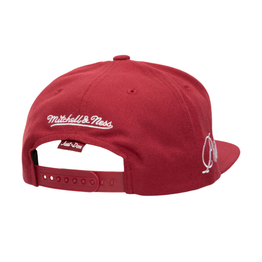 Mitchell & Ness x Just Don Script Phillies Snapback - Maroon