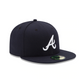 New Era 59Fifty Atlanta Braves Fitted - Navy