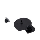 Parra Skulled Enamel Pin - White