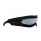 Ray-Ban x Asap Rocky Ultra-Wrap Next-Gen Green/Mirror Silver Lens Sunglasses - Black