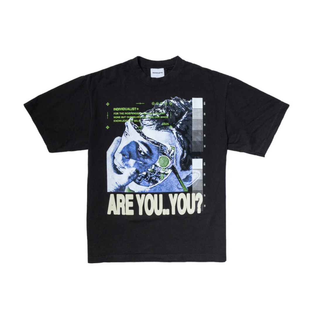 Individualist Are You You T-Shirt - Vintage Black