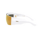Ray-Ban x Asap Rocky Ultra-Wrap 002 Brown/Mirror Gold Wide-Lens Sunglasses - Polished White