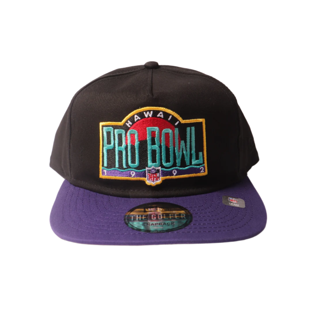New Era 59Fifty 1992 Hawaii Pro Bowl Golfer Snapback - Black/Purple