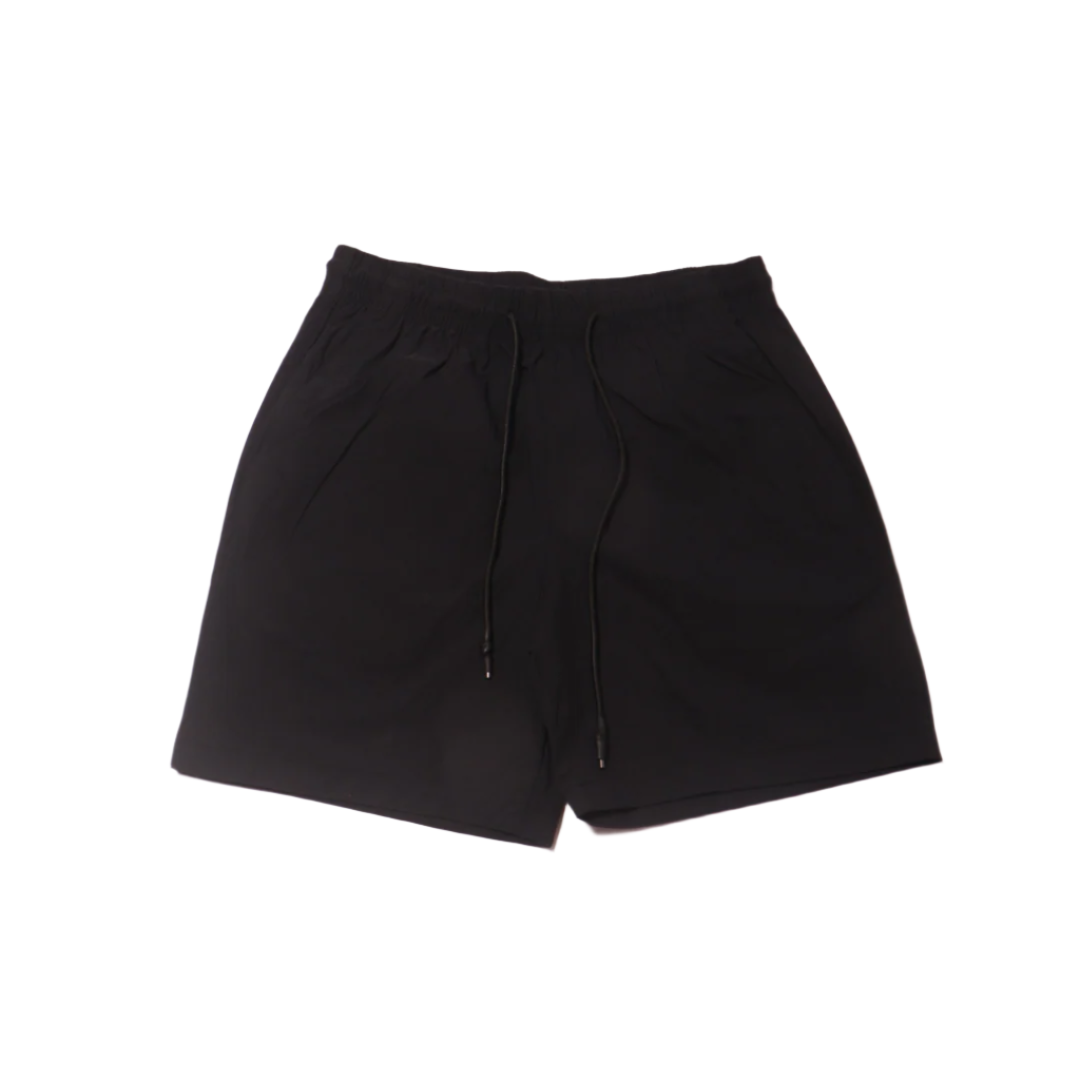 Boys Jordan Craig Embroidered Camp Shorts - Black