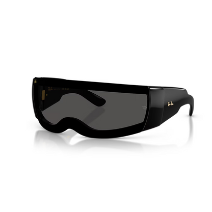 Ray-Ban x Asap Rocky Ultra-Wrap Black Lens Sunglasses - Black