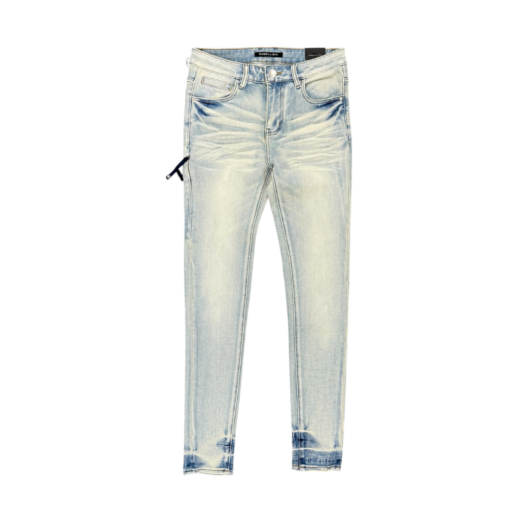 Embellish David Skinny Denim - Light Haze