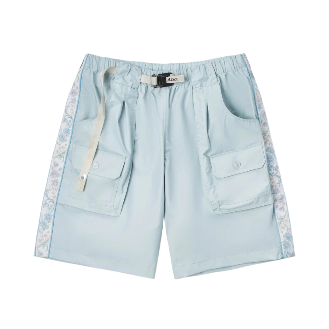 Advisory Board Crystals Waterproof Nylon Taffeta Spring Shorts - Light Blue