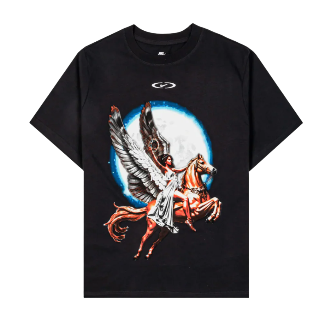 Women's Nike Sportswear Soaring Short Sleeve Tee - "Black"