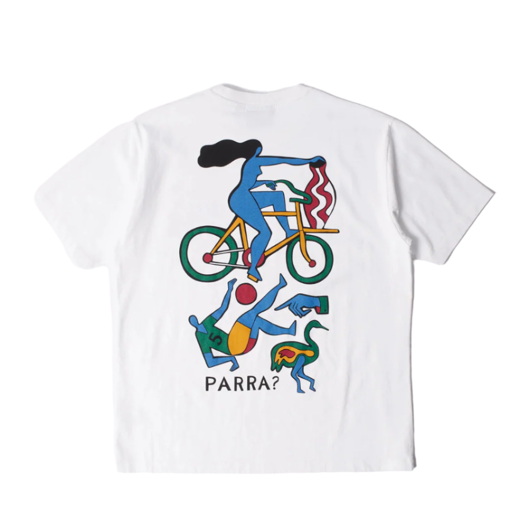 Parra Vase Delivery T-Shirt - White