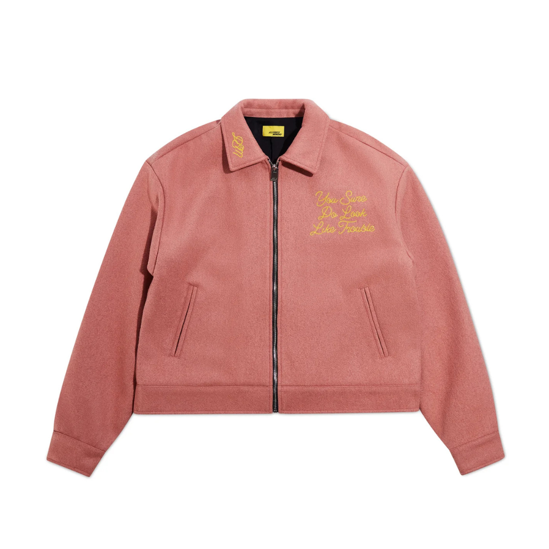 Diet Starts Monday Trouble Jacket - Peach