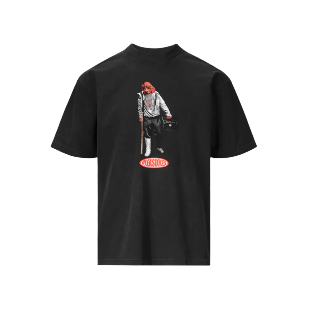 Pleasures x Daft Punk Da Funk Tee - Faded Black