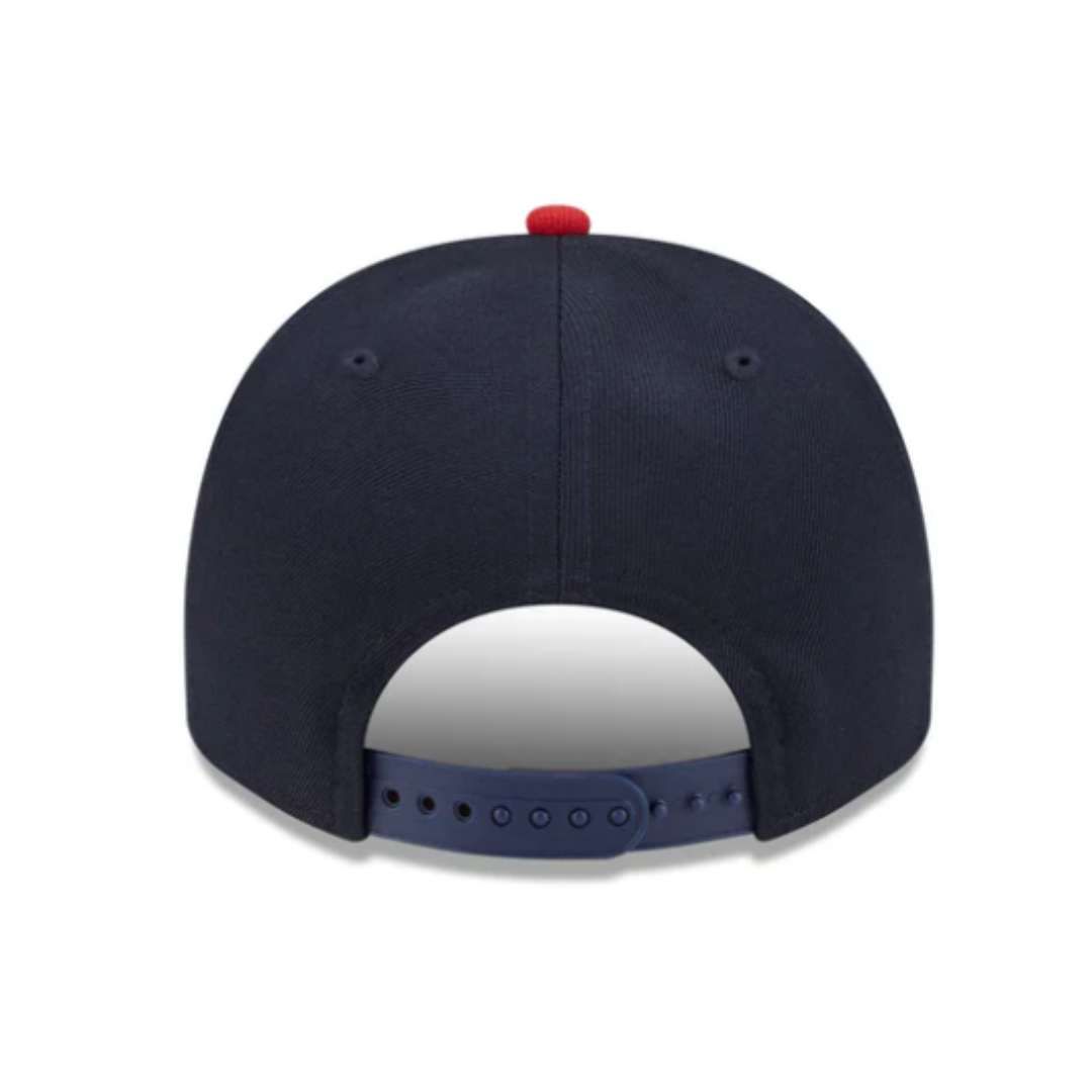 New Era 9FiftyAF Atlanta Braves Cartoon Snapback - Navy/Red