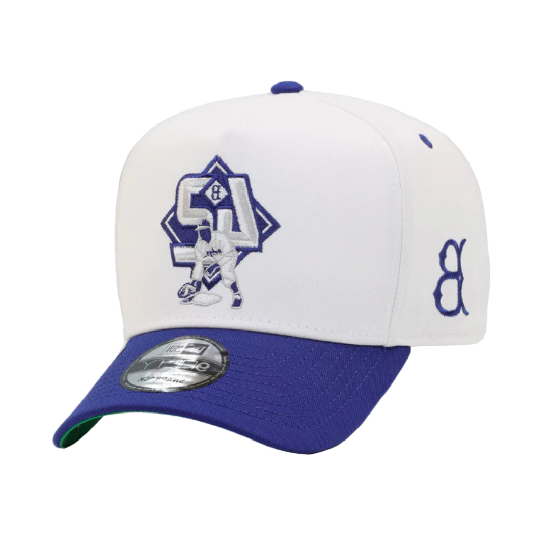 New Era 9FiftyAF Brooklyn Dodgers "Jackie Robinson" Snapback - White/Blue