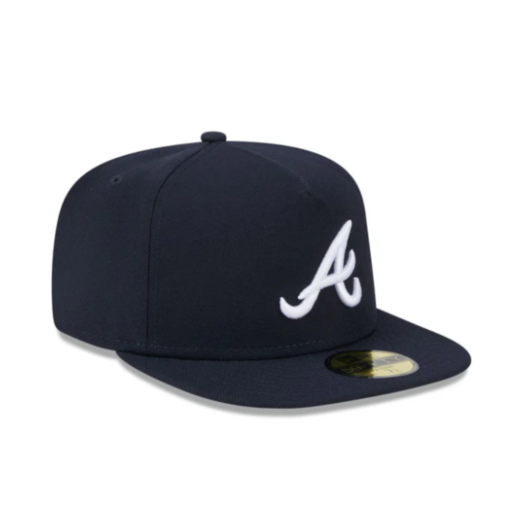 New Era 59Fifty Atlanta Braves Easy A-Frame Fitted Hat - Navy