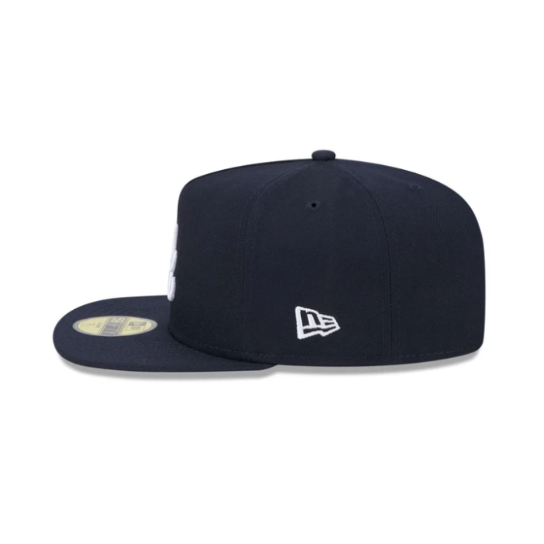 New Era 59Fifty Atlanta Braves Easy A-Frame Fitted Hat - Navy