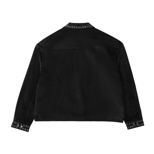 Honor The Gift Brushed 1/4 Zip Jacket - Black