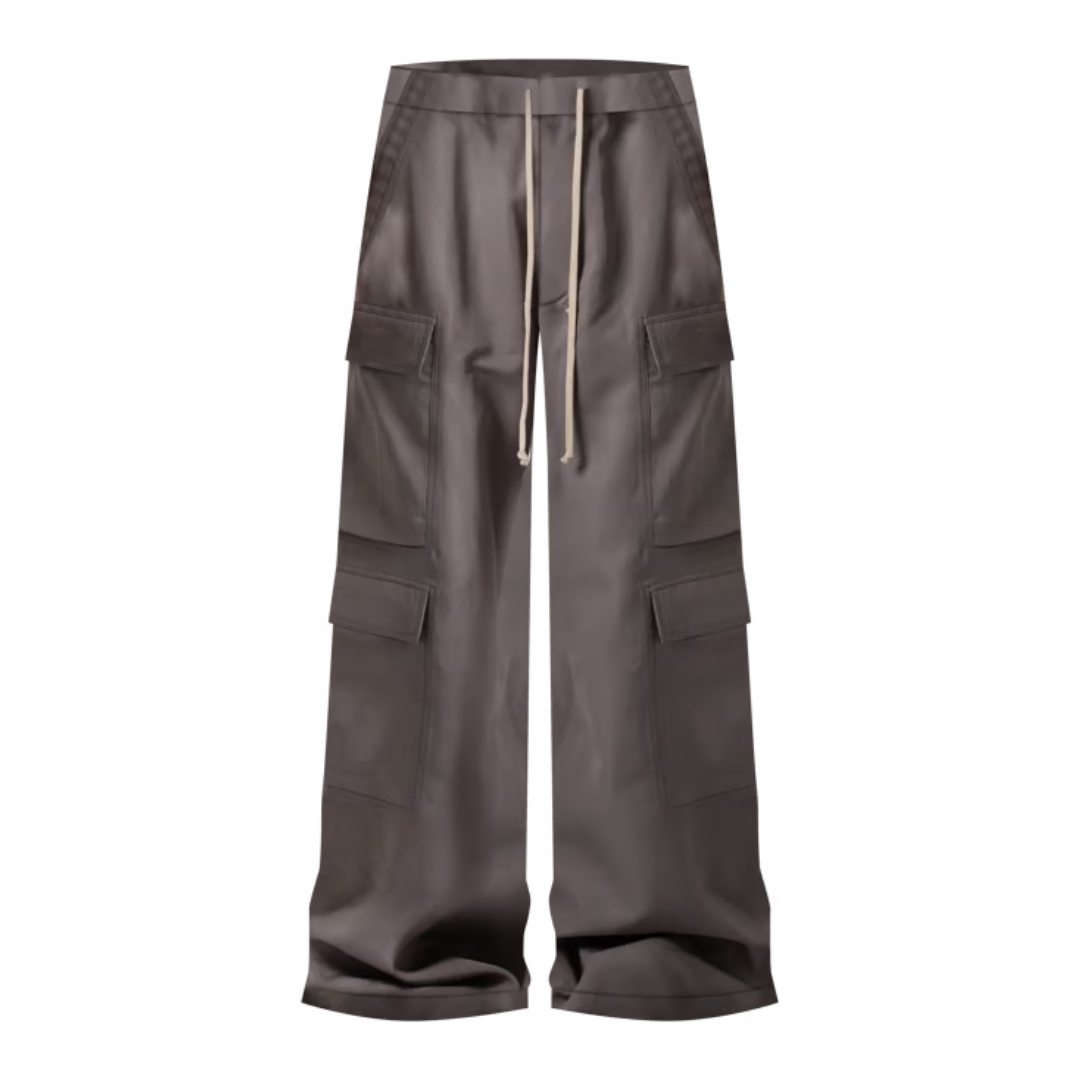 MNML Rave Double Cargo Pants - Brown