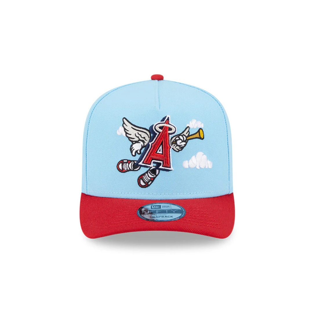 New Era 9FiftyAF Atlanta Braves Cartoon Wings Snapback - Baby Blue