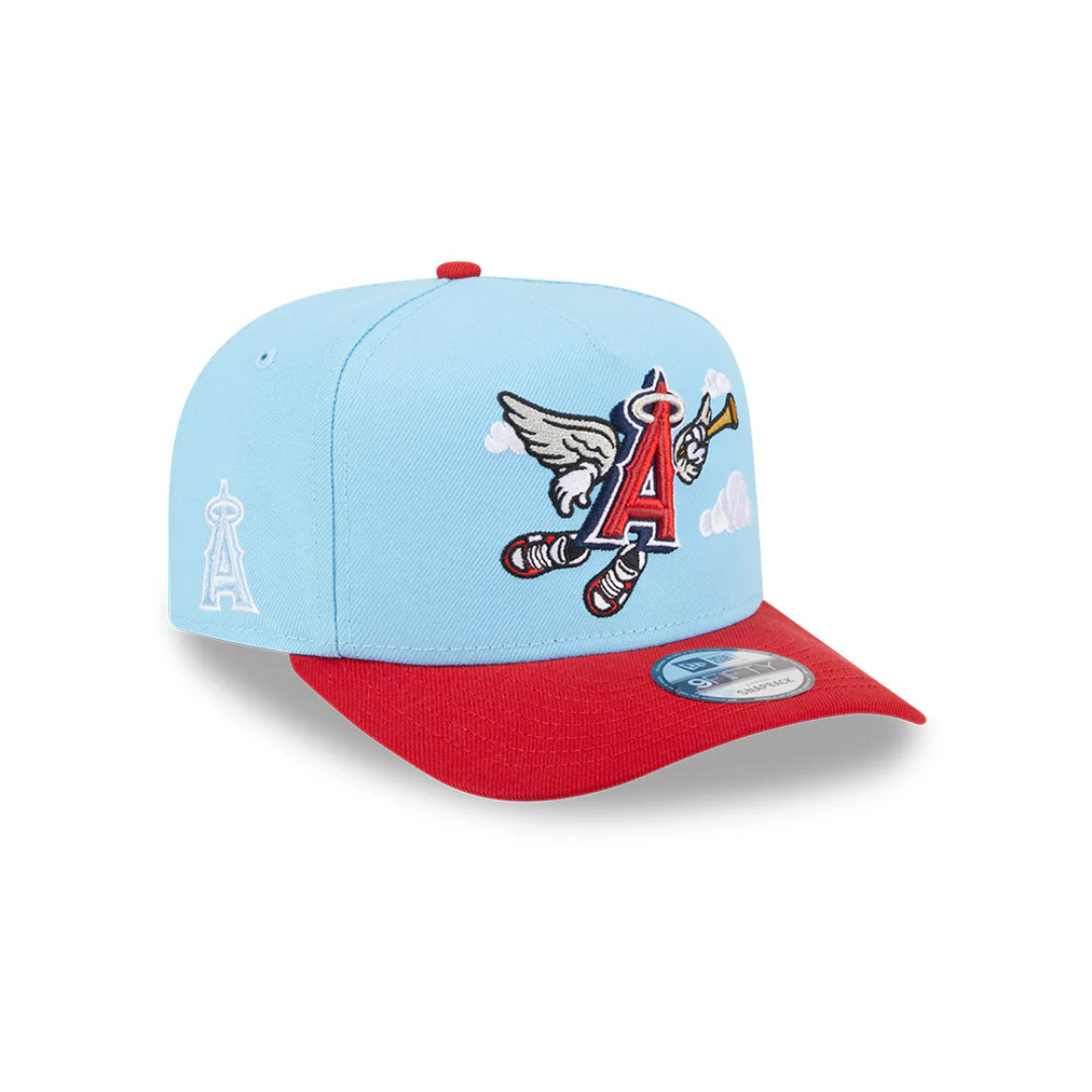 New Era 9FiftyAF Atlanta Braves Cartoon Wings Snapback - Baby Blue