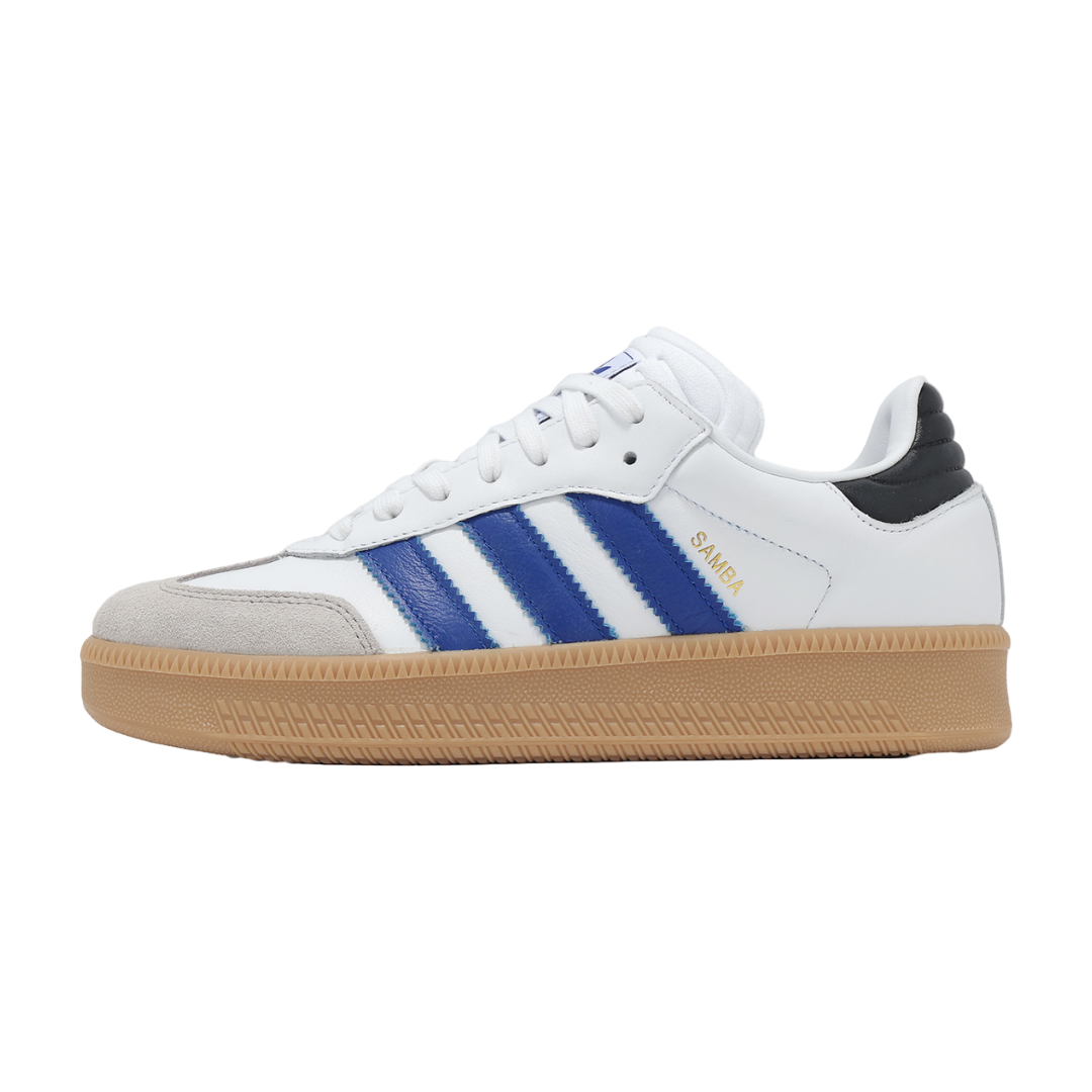Men's Adidas Samba XLG - Cloud White/Royal Blue/Panton