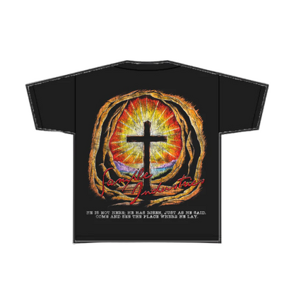 SMPL Cross Jesus Tee - Black