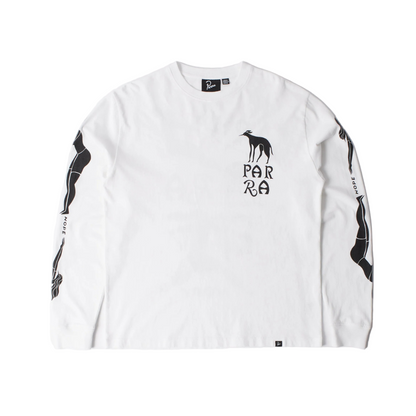 Parra Dog Training LS T-Shirt - White