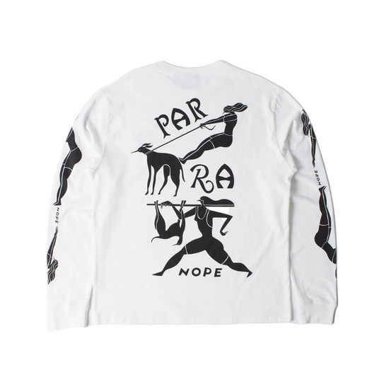 Parra Dog Training LS T-Shirt - White