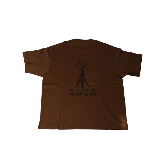 RtA Colin SS Pirate Radio Tee - Teak
