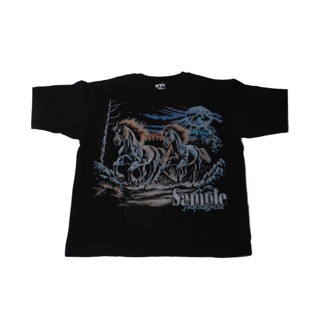 SMPL Horse Tee - Black