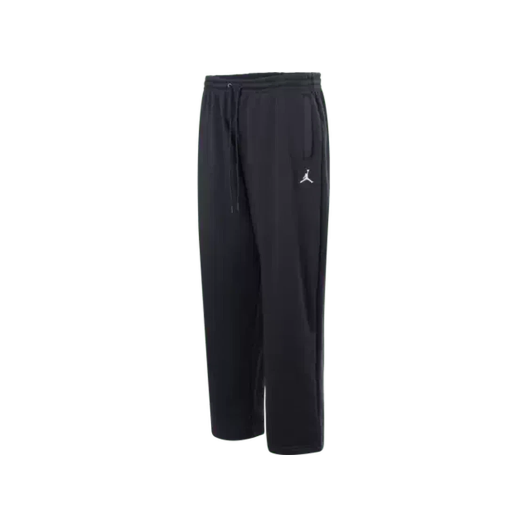 Men's Jordan Brooklyn Fleece Oversized Open-Hem Pants - "Black"