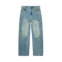 Homme Femme Studded Denim Jeans - Blue Wash