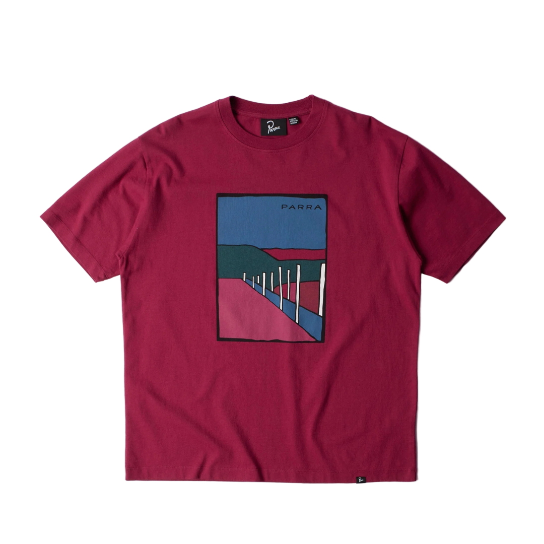 Parra Beach Parking T-Shirt - Raspberry