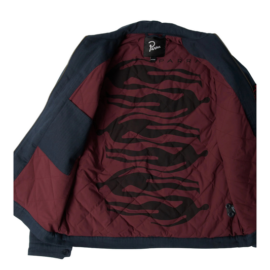 Parra Pumping Gas Jacket - Navy Blue