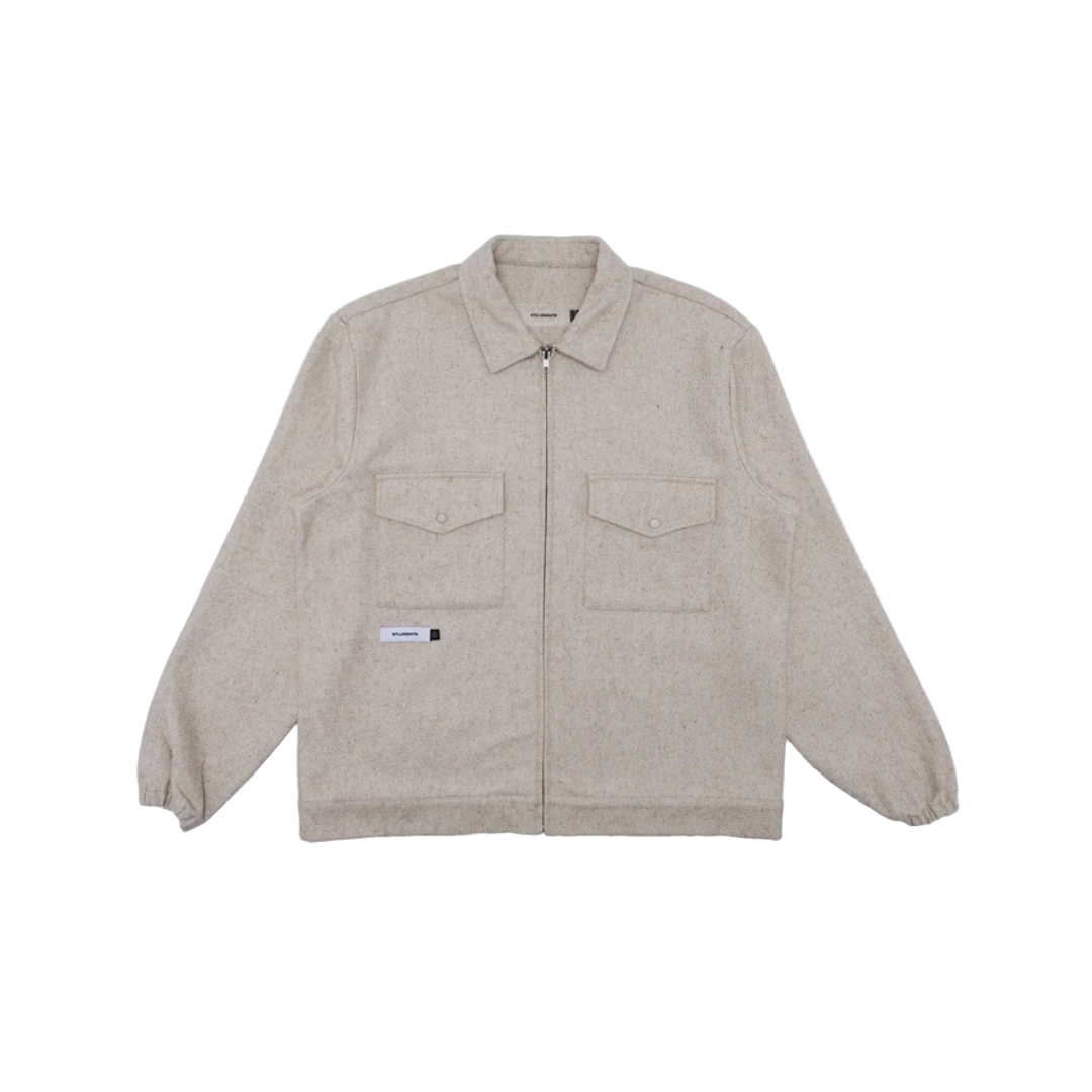 Students Enfield Wool Jacket - Nude