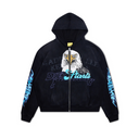 Diet Starts Monday "Hell Bent" Full Zip Sweatshirt - "Vintage Black"