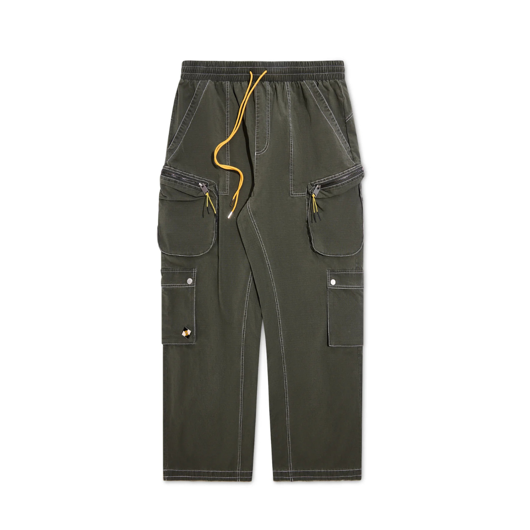Diet Starts Monday "Contrast" Cargo Pant - "Stonewashed Olive"
