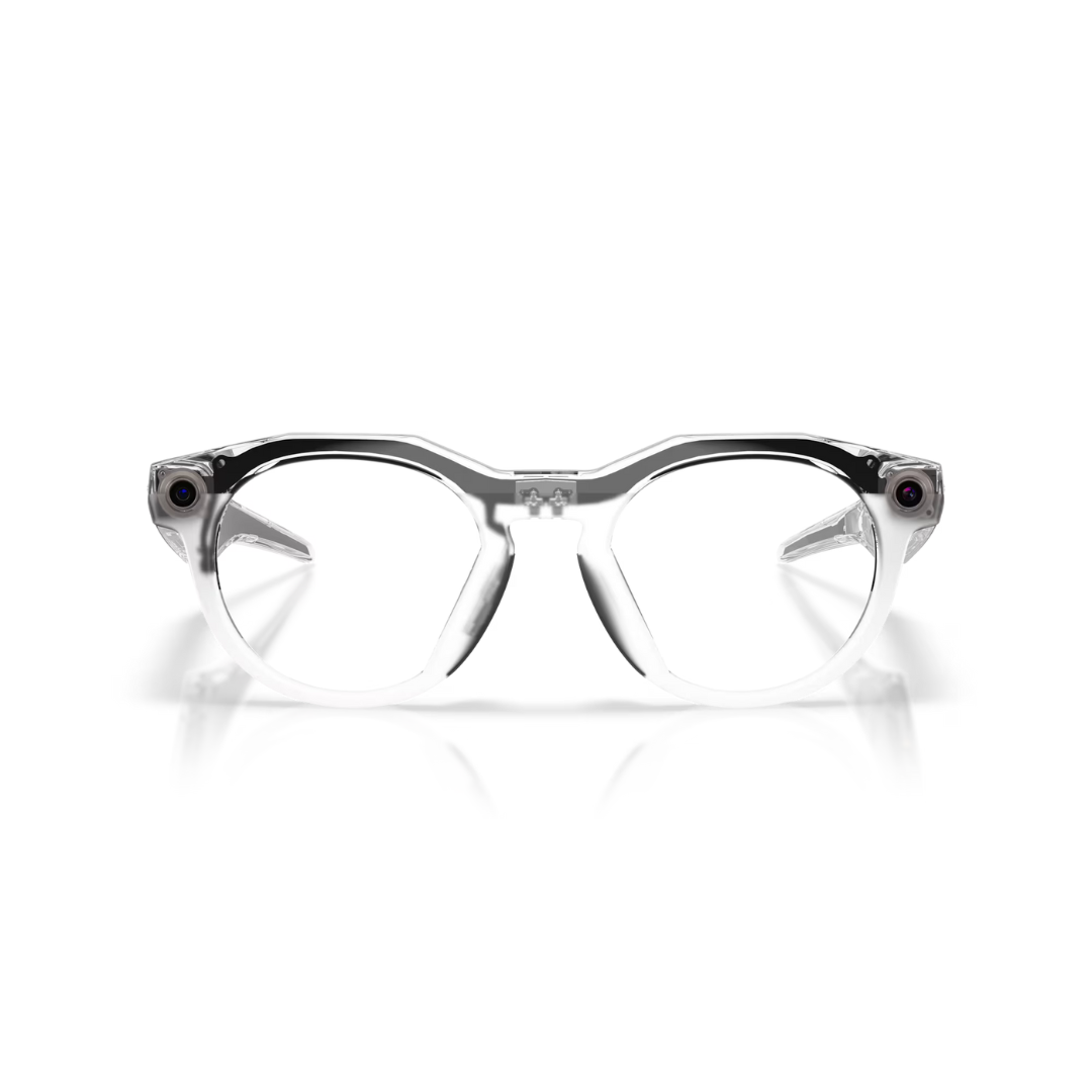 Oakley x META HSTN Grey Lens Transition Sunglasses w/ Camera - Clear