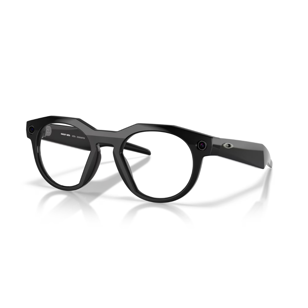 Oakley x META HSTN Clear Lens Sunglasses w/ Camera - Black