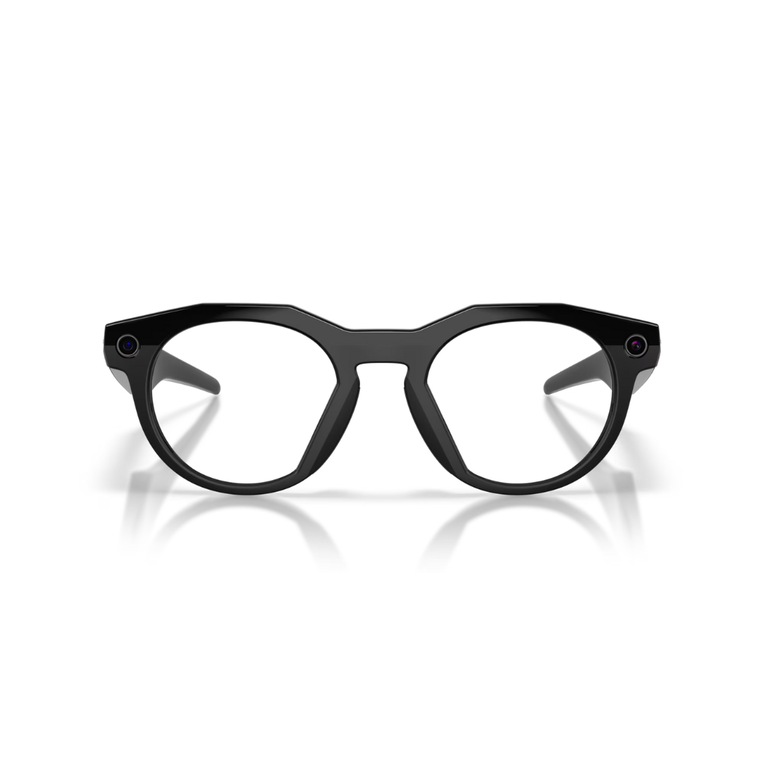 Oakley x META HSTN Clear Lens Sunglasses w/ Camera - Black